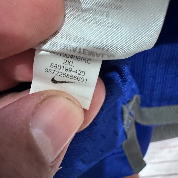 Nike LA Rams Todd Gurley II #30 Jersey Men’s 2XL Blue/Gold NFL On Field Stitched - Picture 9 of 9